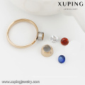 13782-Xuping 3 Color CZ Stone Interchangeable Stainless Steel Newest Rings For 18k